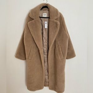 Abercrombie & Fitch - The A&F Teddy Coat Sherpa